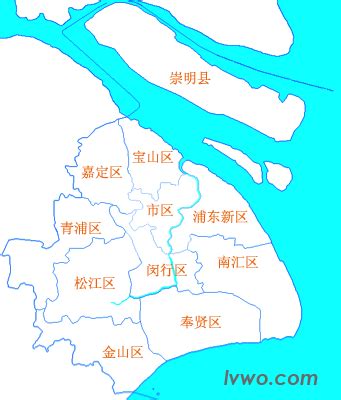 上海市行政区划图图片