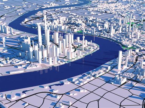 创建一个城市三维场景-城市三维场景引擎城市导航及制作|易景三维可视化平台ESMap