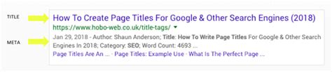 SEO Title Tag| Der optimale Seitentitel für ein Google Ranking