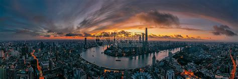 上海日出火烧云高清图片下载-正版图片501387417-摄图网