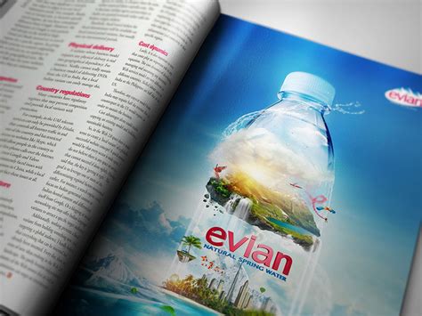 Evian矿泉水平面设计 - - 大美工dameigong.cn