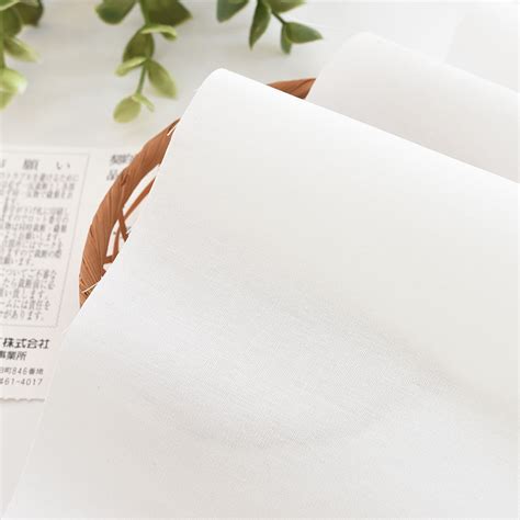 日本进口布料纯白色府绸布料白色纯棉棉布纯色素手工/服装面料_虎窝淘