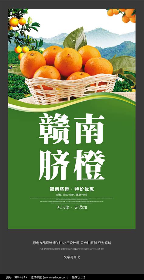 赣南脐橙宣传海报图片下载_红动中国