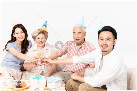 老年人生日聚餐高清图片下载-正版图片501355890-摄图网