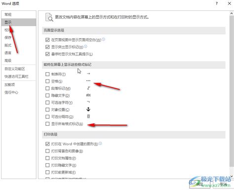 Word空格出现小圆点怎么去除-Word文档关闭按空格出现小圆点的方法教程 - 极光下载站