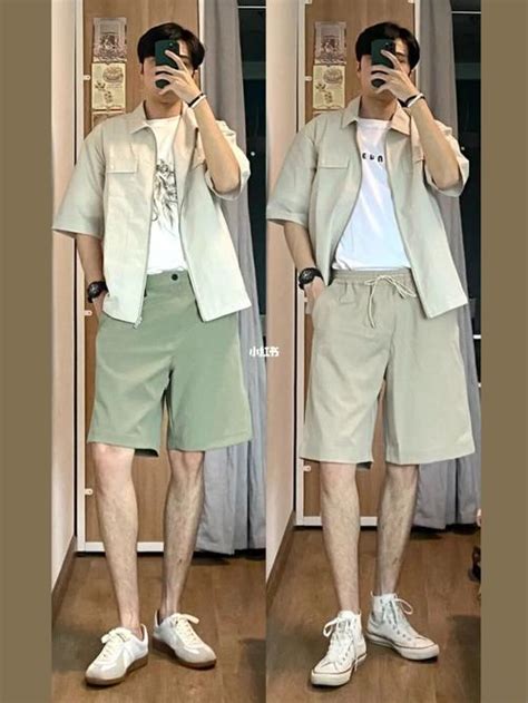 男生简约纯粹的男友风穿搭-服装潮流搭配-CFW服装设计网手机版