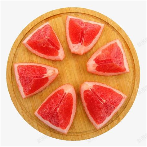 切开柚子红柚素材图片免费下载-千库网