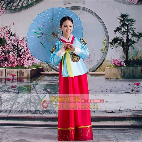 朝鲜民族服装朝鲜女子服装图片_民族服装_中国古风图片大全_古风家