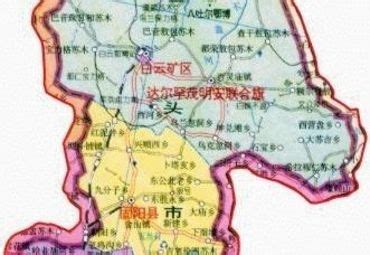 包头市地图图片