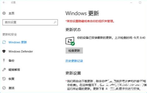 windows10系统更新在哪里 windows10系统更新位置介绍-大地系统
