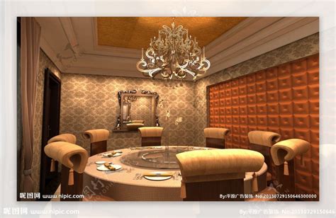 酒店包间餐厅包间设计案例效果图-室内设计-筑龙室内设计论坛
