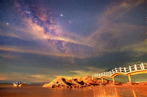 广西钦州三娘湾：海滩奇石映银河 - 国际在线移动版