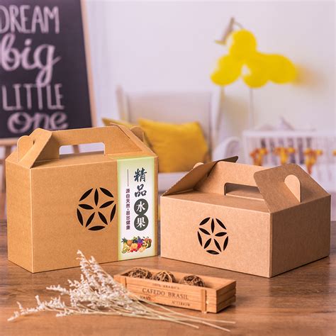 手提礼品包装盒 彩盒定做 瓦楞纸盒 水果海鲜礼盒特产干货包装盒-阿里巴巴