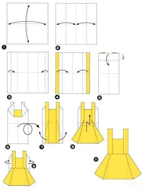 手工折纸大全图解教程衣服简单的方式(手工折纸大全图解教程 衣服 方法) - 抖兔学习网