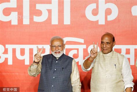 印度人民党领导的全国民主联盟宣布赢得大选 莫迪发表胜选感言_南方plus_南方+