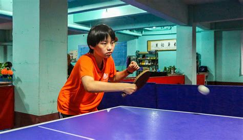 河北邯郸：孩子们学习乒乓快乐过暑假