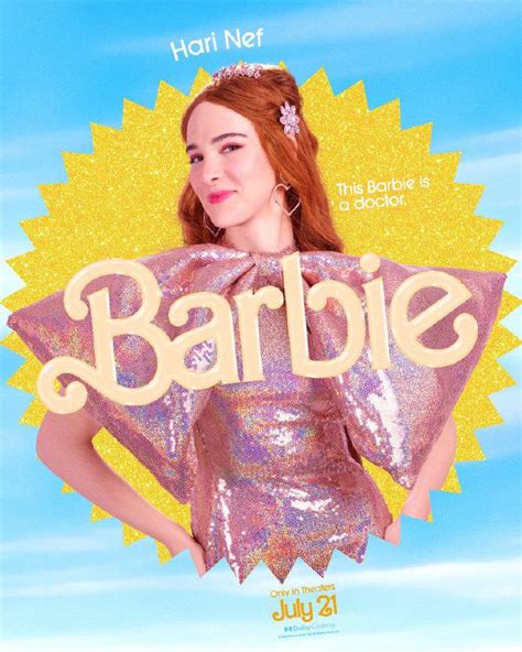 真人电影《芭比》释出18张缤纷多彩的芭比角色海报……