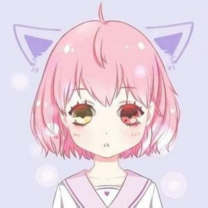 粉白色非主流头像