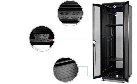 两层服务器机柜800*800*42U 42u19寸标准服务器机柜-阿里巴巴