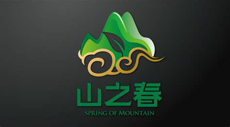 山之春茶叶品牌LOGO设计-logo11设计网