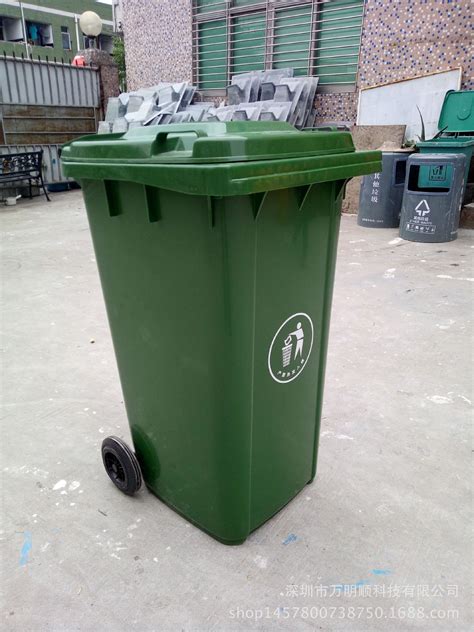 400L塑料环卫垃圾车手推大号保洁车户外垃圾桶市政物业垃圾清运车-阿里巴巴