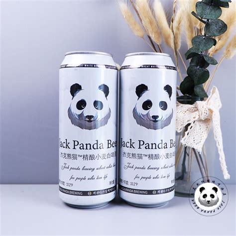 杰克熊猫·精酿小麦白啤酒500ml*12罐/件-啤酒类-产品中心-成都奢曼啤酒