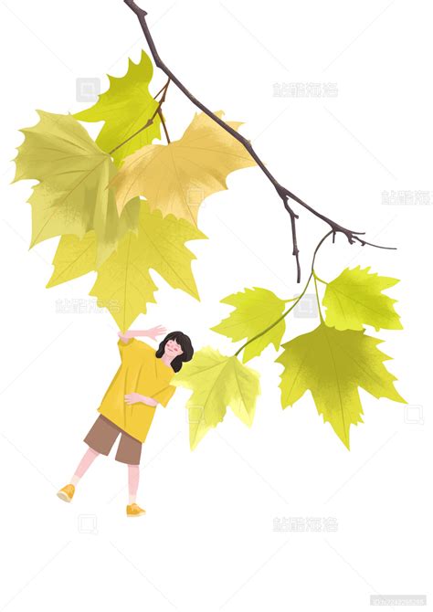 秋天的梧桐树下的女孩_站酷海洛_正版图片_视频_字体_音乐素材交易平台_站酷旗下品牌