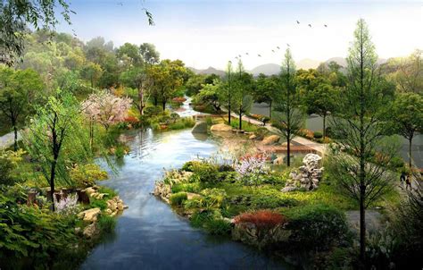 上海办公楼庭院景观设计 园林设计方案/上海园林公司/上海景观公司