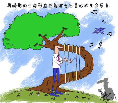 讽刺画图片