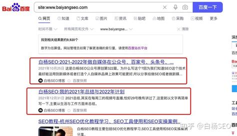 白杨SEO：新网站如何让百度快速收录？除了提交还有哪些方法？