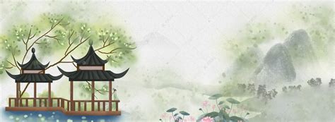 江南春景图图片