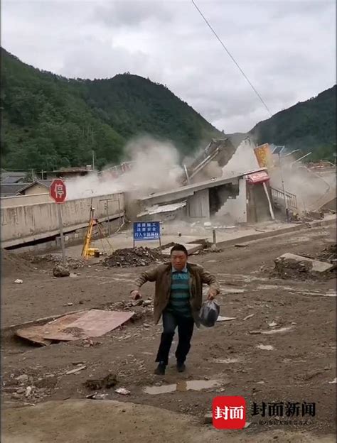四川凉山美姑县遭遇强降雨 水位暴涨房屋损毁道路中断-天气图集-中国天气网