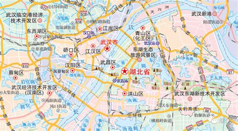 武汉市区地图图片