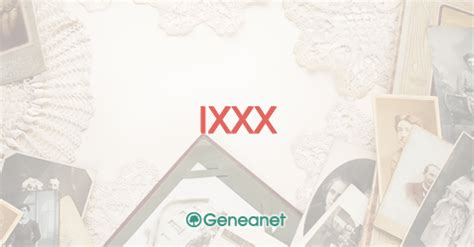 Efternamnet IXXX ursprung, betydelse och utveckling. - Geneanet