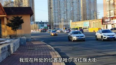3月10号哈尔滨曾经最堵的街道红旗大街车流实拍_新浪新闻