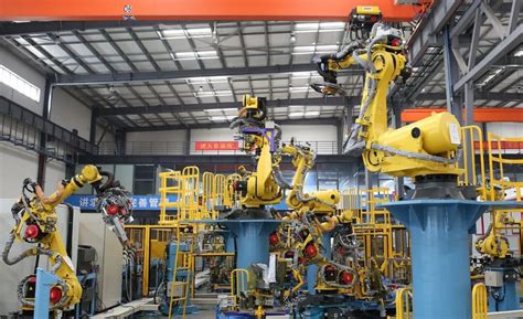 瑞松科技为清远爱机四期能扩项目提供的机器人柔性智能生产线正式投产