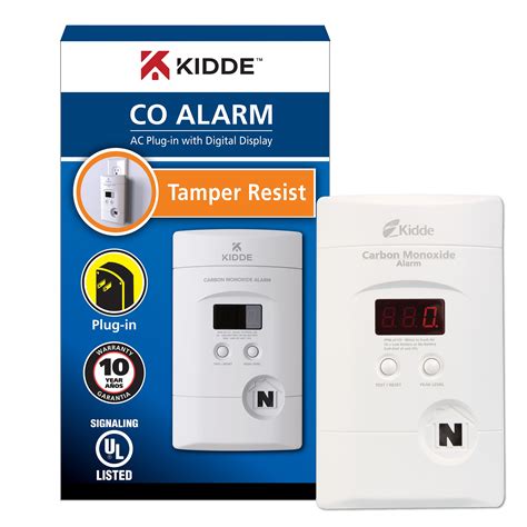Kidde Nighthawk Plug-In AC/DC Carbon Monoxide Alarm Detector with ...