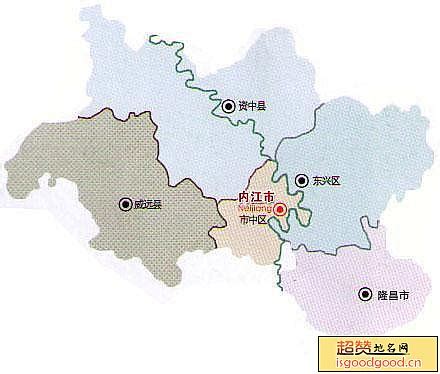 内江市地名_四川省内江市行政区划 - 超赞地名网