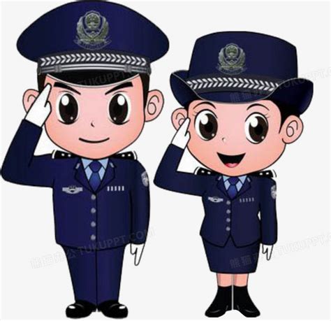 警察卡通图片-警察卡通素材免费下载-包图网