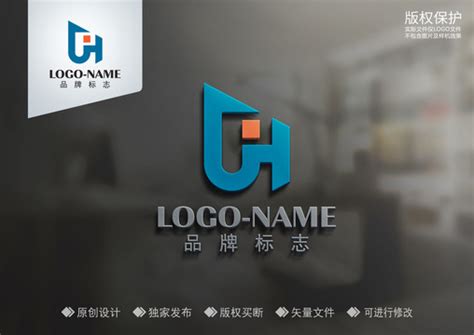 GH字母标志,酒店餐饮类,LOGO/吉祥物设计,设计模板,汇图网www.huitu.com