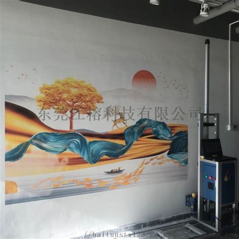 3D智能墙体彩绘机 室内外文化墙全自动绘画机器人 壁画立式打印机-阿里巴巴