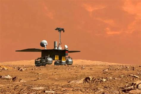 “祝融号”火星车成功驶上火星表面 - 中国探月与深空探测网