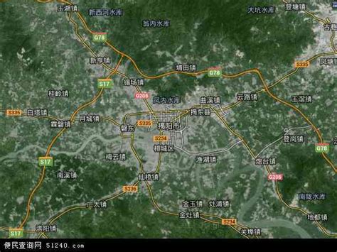 揭阳市地图 - 揭阳市卫星地图 - 揭阳市高清航拍地图 - 便民查询网地图