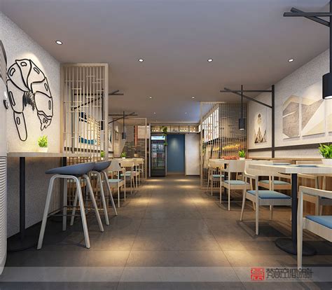 800平方餐饮饭店大厅装修设计图_装信通网效果图