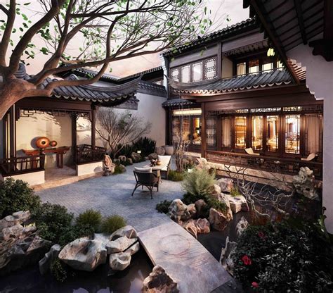 专属中国人的中式庭院设计(5)_亭台楼阁_中国古风图片大全_古风家