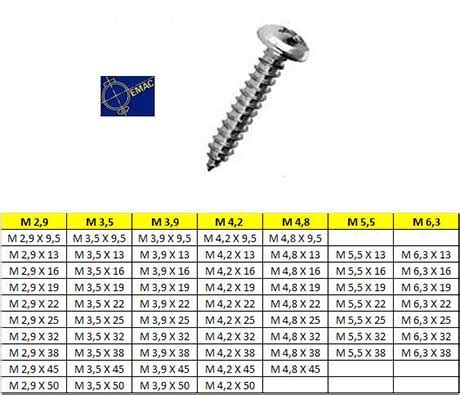 DIN 7981 ISO 7049 Type C Type F Pan Head Tapping Screws With Cross ...