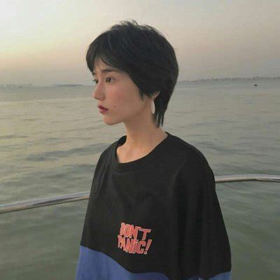 霸气短发非主流头像