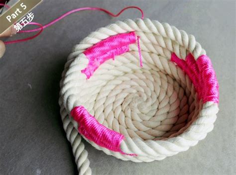 手工DIY绳子收纳盒的制作方法-易控学院