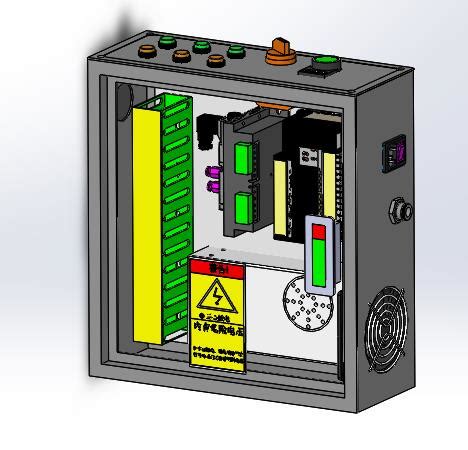 全套配电箱 配电柜 电气箱3D模型下载_三维模型_SolidWorks、STEP模型 - 制造云 | 产品模型