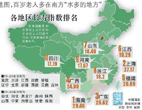 中科院专家绘出中国长寿地图 海南高居榜首[长寿秘诀]_海口网